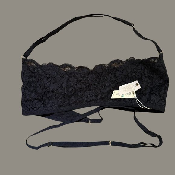 HAH x Free People Don’t Cross Me Halter in Noir Black size XL NWT - Picture 1 of 5
